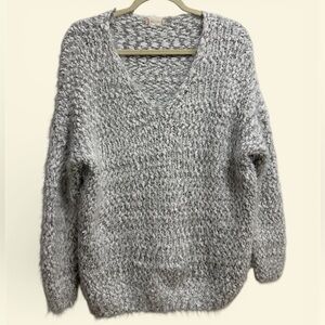 Altar'd State Gray V-Neck Sweater